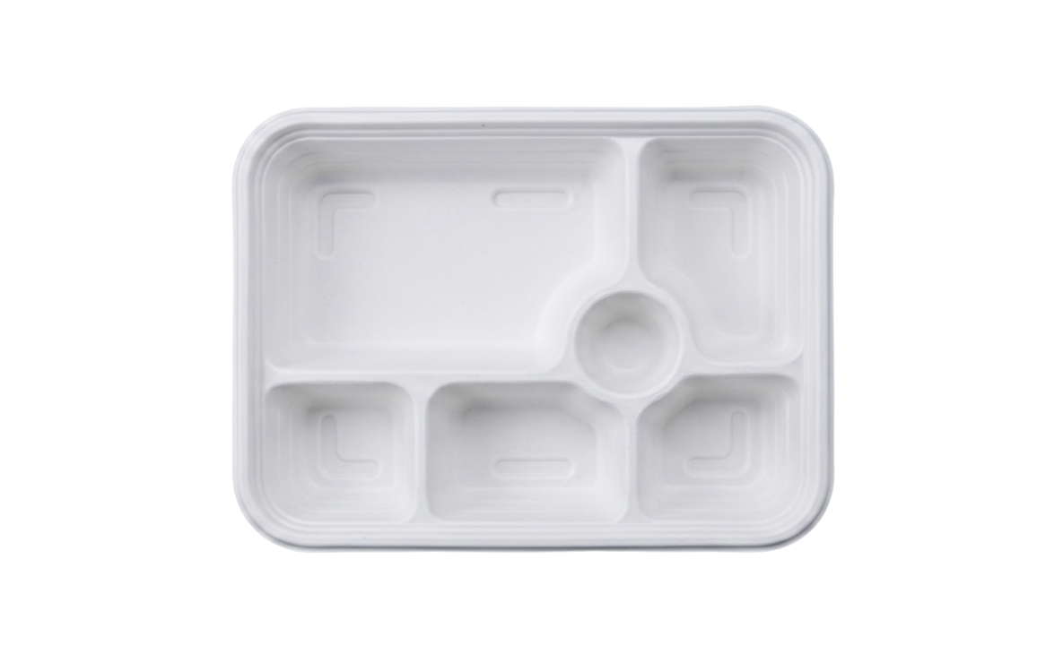 5 CP Rectangular Meal Tray